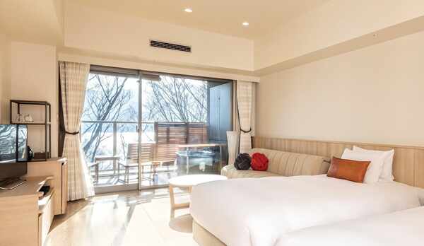 湖畔側スタンダードルーム露天風呂付