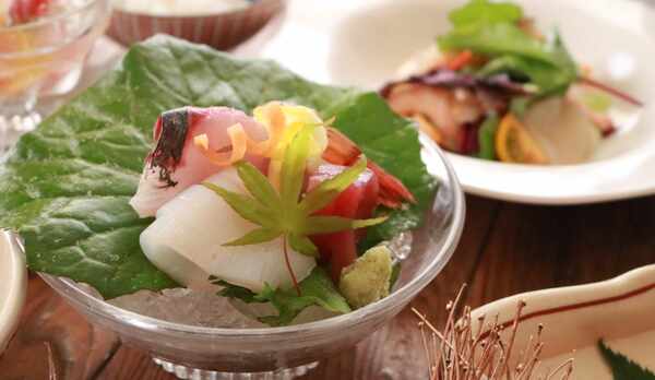 会席コース一例