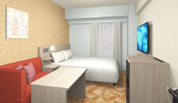 ダブル 洗濯機・レンジ付