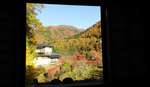 客室からの景色　秋一例
