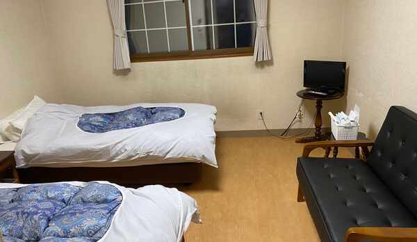 ソファーは合皮で除菌がしやすいタイプ