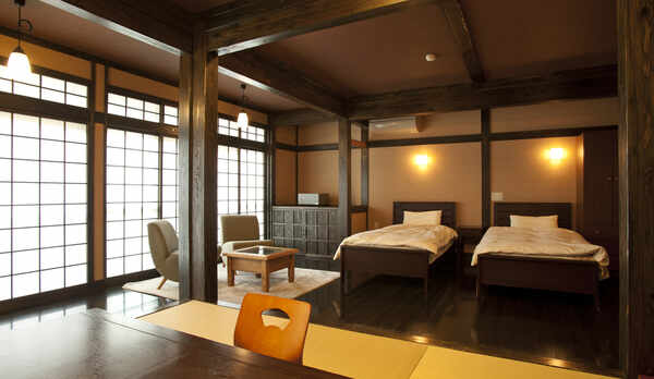 【やはず】和洋室ベッド付き