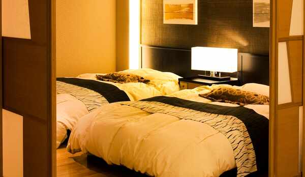 森のスイート【藍】（ベッドルーム）