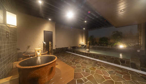 【天然温泉大浴場◆壺風呂・露天風呂】