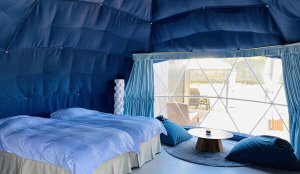 プライベートジャグジー付きドーム内２名使用