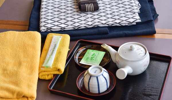 *【部屋(アメニティ)】タオル・バスタオル・浴衣・歯磨きセット完備。