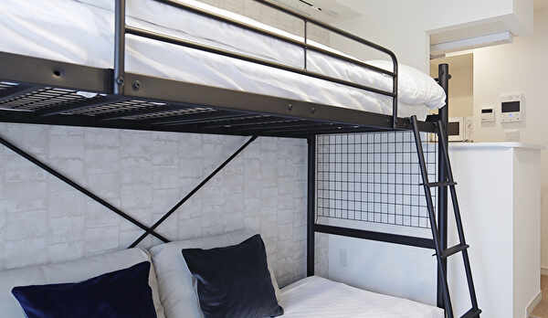 【ロフトベッドルーム】2名様までご宿泊いただけます。