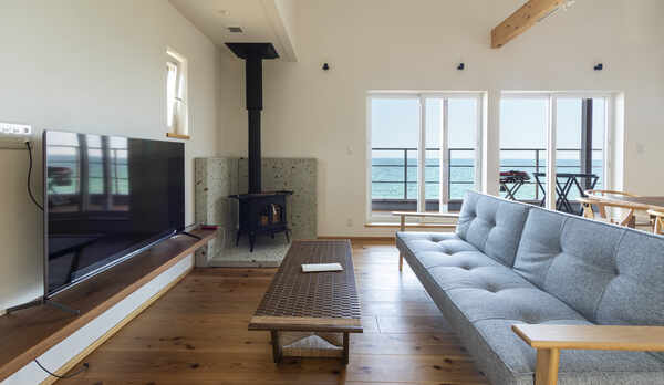 Sustainable Cottageリビングルーム