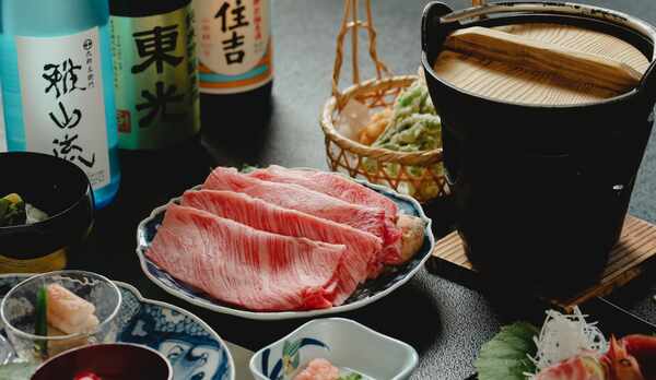 名牛をさっぱりと「米沢牛しゃぶしゃぶ」