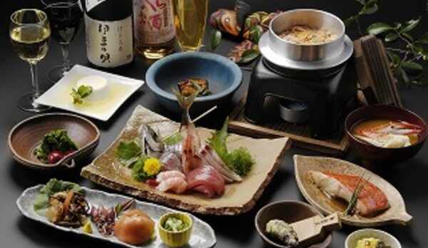 金目鯛の釜飯と創作和会席