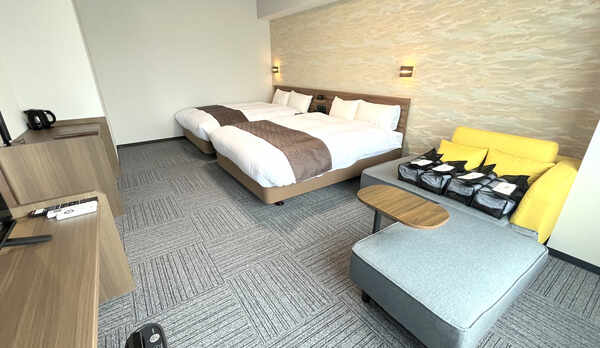 デラックスツイン☆天然温泉かけ流し半露天風呂付♪