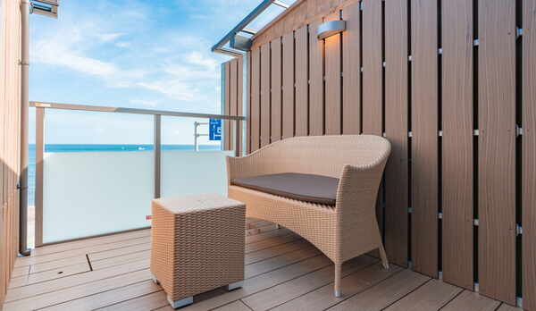 【河津浜一望 レトロモダン客室】温泉掛流し露天風呂