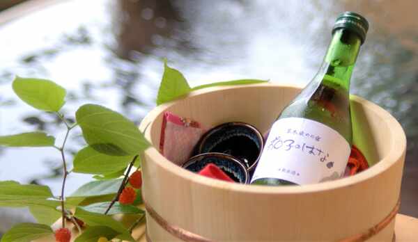 湯浴みをより贅沢に【桶酒セット】