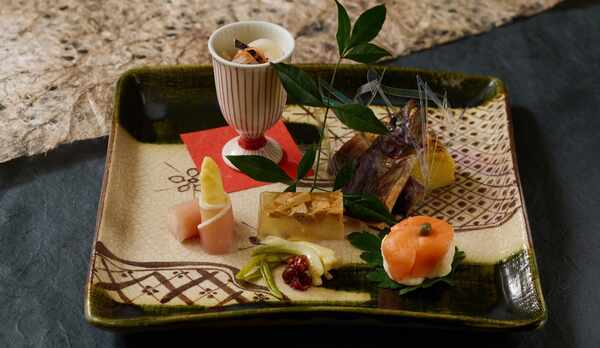 ■夕食一例｜季節の前菜　※一例