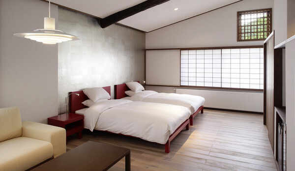 「東亭」（ ツインベッド・食事室・リビング・高野槙内風呂付）