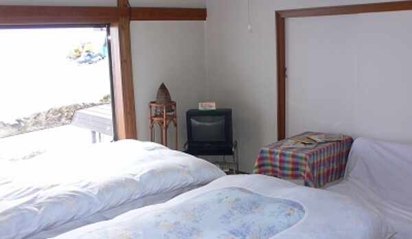 山小屋のお部屋