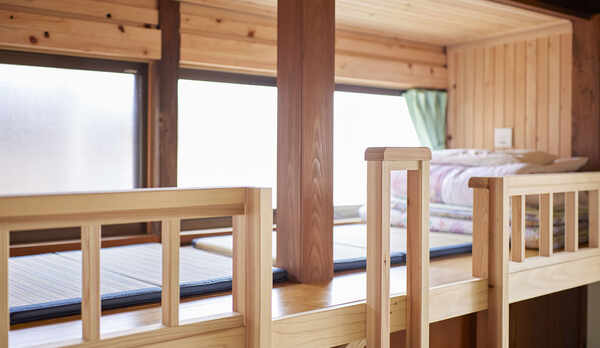 ・【客室一例】ロフトで横になってゆっくりと寛げます