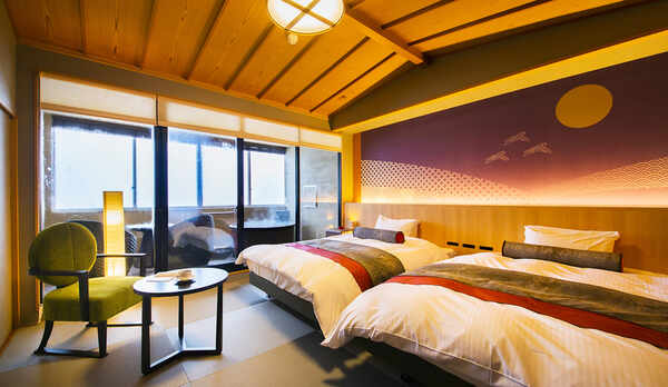 【最上階露天風呂付客室‐月夜見】