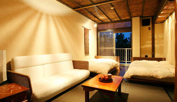 バリ風のお部屋