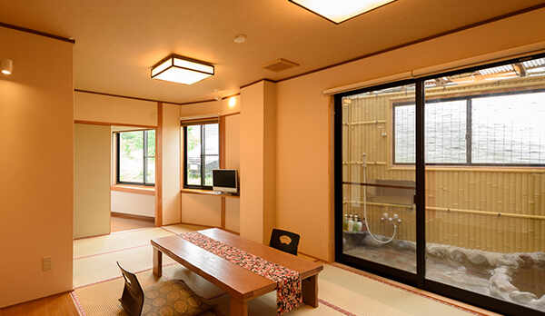 ・【半露天風呂付き和室／さくら】