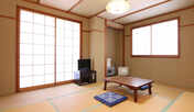 広々とした8畳和室。ファミリーやお友達と是非♪