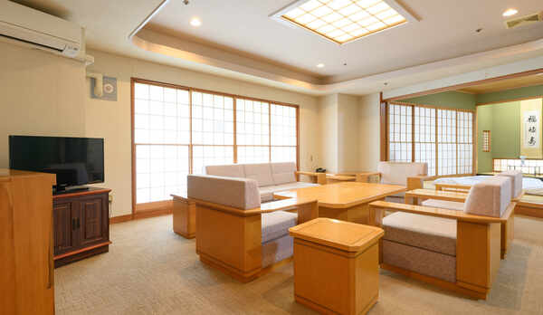 和洋室家族部屋(オーシャンビュー、キッチン有り)