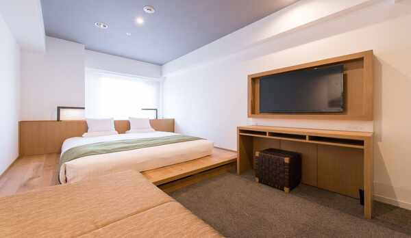 和風テイストで落ち着いた雰囲気のコンフォートキング