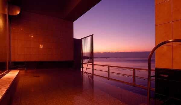 露天風呂（夕焼け）