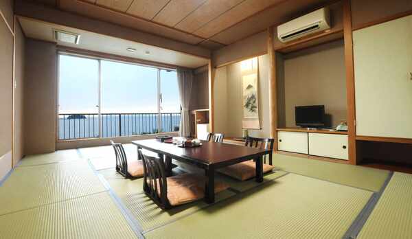 ◆オーシャンビューの和室12畳
