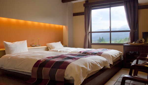 アルプス側ツインルーム【岳フロア】