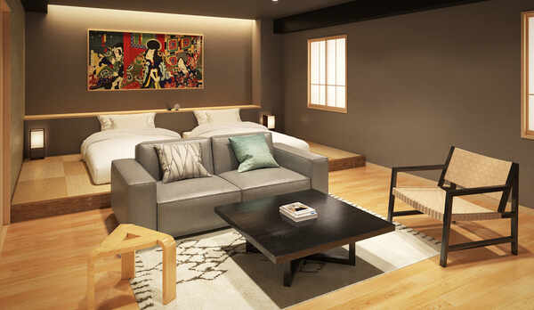 【スーペリアスイート】※イメージ。現在、内装思案中につき、変更になる場合がございます。