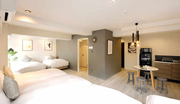 ・【コーナーデラックスルーム】6名様までご宿泊可能な客室です