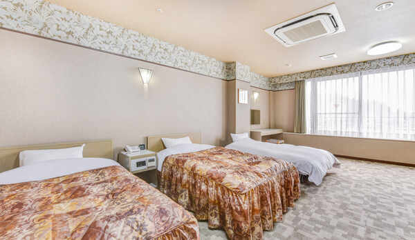 *【お部屋】ツイン＋エキストラで3名様までご利用可！