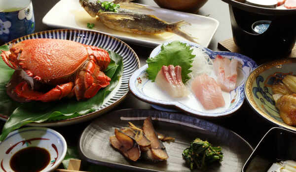 【夕食一例】スタンダード+あさひがに