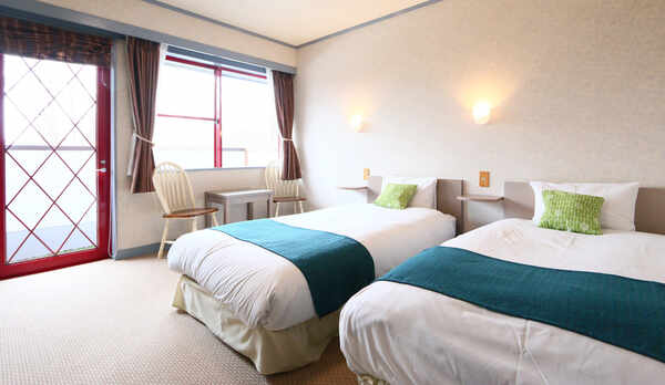 ツインルーム◆2名様までご宿泊できます