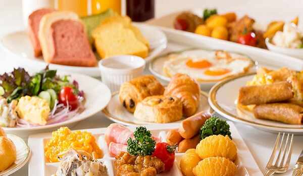 ☆和洋バイキングの朝食（イメージ)