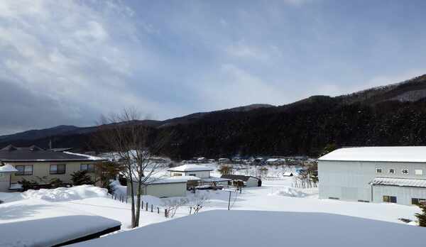 *【客室からの眺め】冬は一面の雪景色！