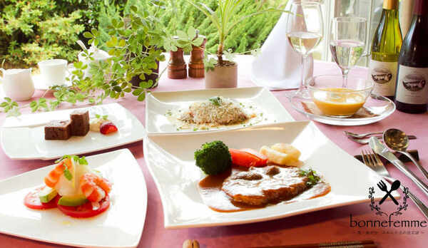 温泉でフレンチを・・・