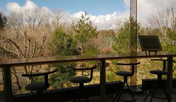 富士山が目の前！カウンター席