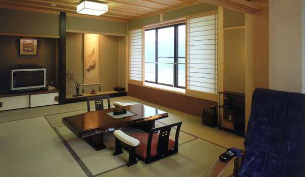 2部屋限定の最上階温泉露天風呂付客室