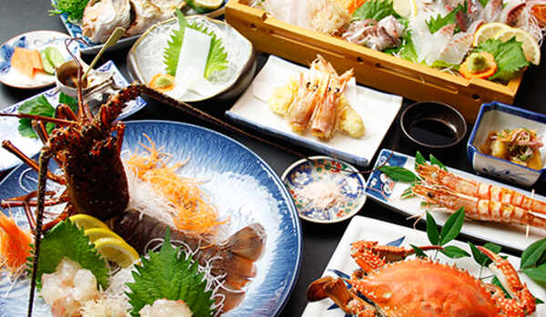 プリップリの伊勢海老付プラン