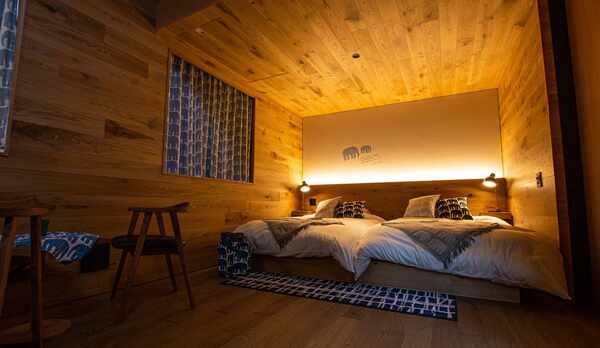 サウナスイートキャビン寝室