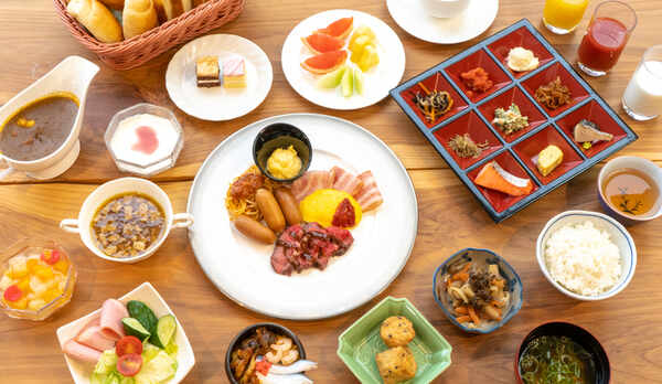 朝食ビュッフェ