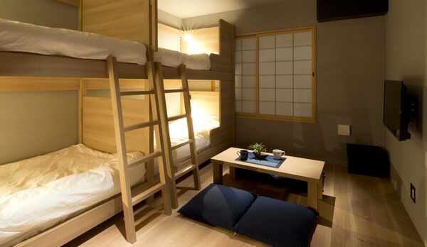 未就学児の添い寝無料で家族旅行応援★デザインロフトベッドルーム★（バスルーム付）２３㎡