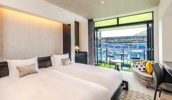 スタンダードスタジアムビューエキサイティングツインルーム（2）