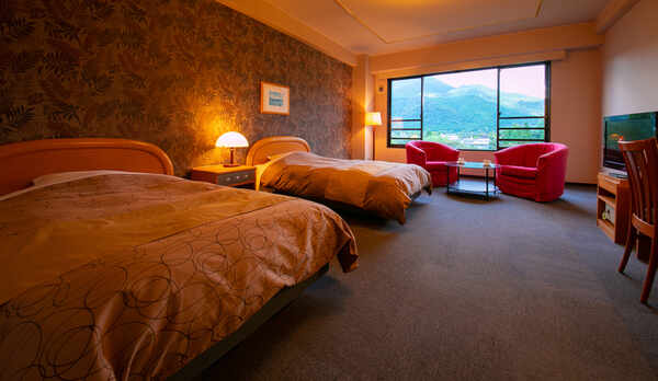 デラックスツイン　由布岳ビュー