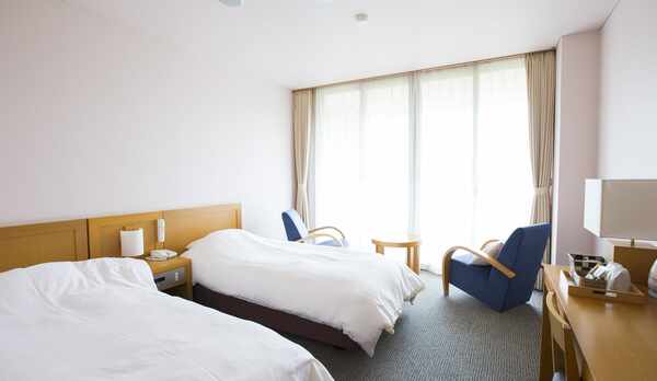 ◆園内が望める洋室ツインルーム