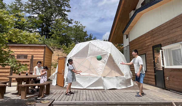 #グランピング＆サウナ　専用プランでご予約ください