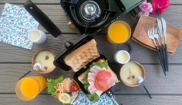 コテージ朝食一例