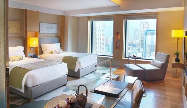 【28階 クラブラウンジアクセス付】2シングル プレミアム シティービュー クラブ